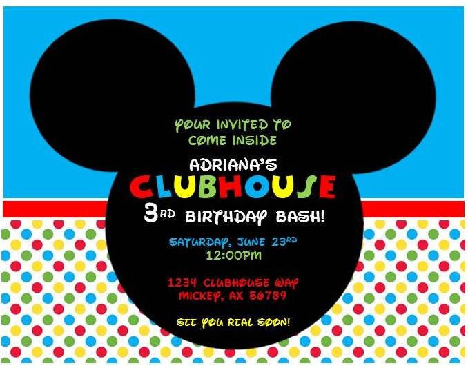 Mickey+mouse+clubhouse+birthday+invitations+personalized