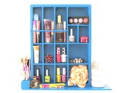 Cosmetic Organizer with shelf - Hang or Tabletop