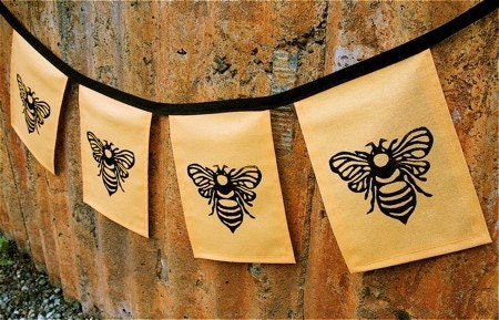 Honey bee flags