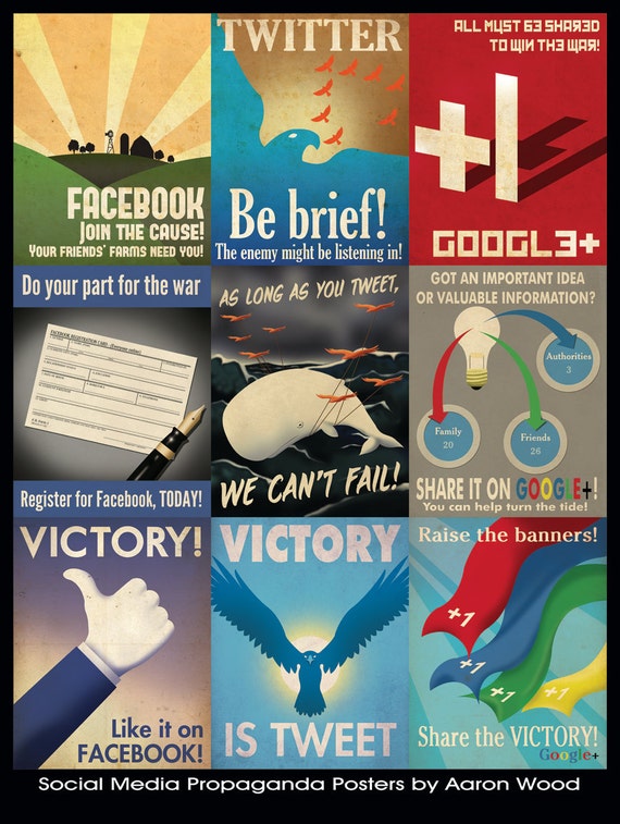 Social Media Propaganda Poster (Limited Edition)
